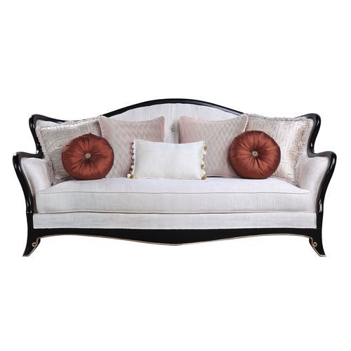 Nurmive - Sofa With 7 Pillows - Beige Fabric - R&R Furniture Gallery (Fountain Valley, CA)
