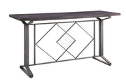 Evangeline - Counter Height Table - Salvaged Brown & Black - R&R Furniture Gallery (Fountain Valley, CA)