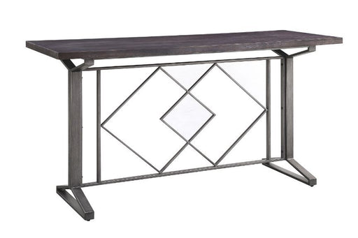 Evangeline - Counter Height Table - Salvaged Brown & Black - R&R Furniture Gallery (Fountain Valley, CA)