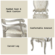 Bently - Arm Chair (Set of 2) - Fabric & Champagne - R&R Furniture Gallery (Fountain Valley, CA)
