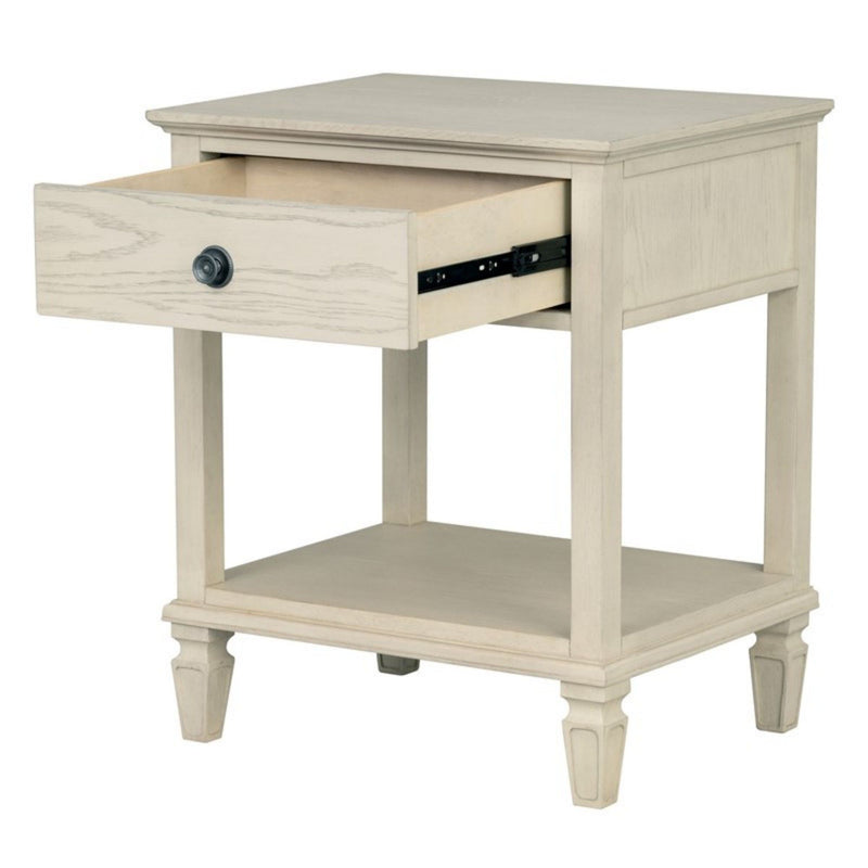 Victoria - Bedside Table With Drawer And Shelf - R&R Furniture Gallery (Fountain Valley, CA)