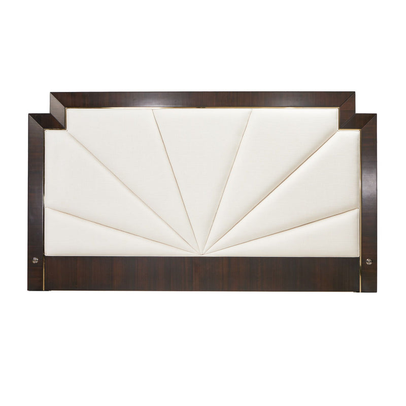 Belmont Place - Upholstered Bed - Espresso - R&R Furniture Gallery (Fountain Valley, CA)