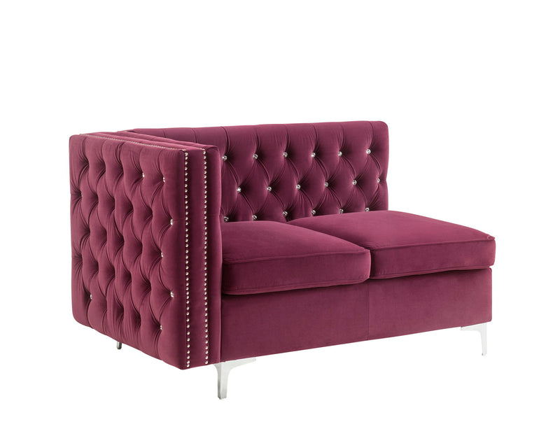 Jaszira - Modular - Armless Loveseat w/2 Pillows - R&R Furniture Gallery (Fountain Valley, CA)