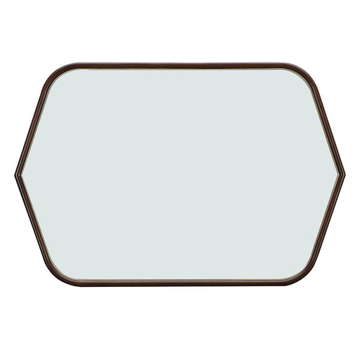 Houston - Wall Mirror - Walnut - R&R Furniture Gallery (Fountain Valley, CA)
