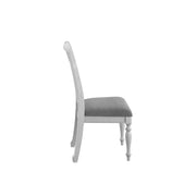 Slat Back Dining Chairs (Set of 2) - Gray - R&R Furniture Gallery (Fountain Valley, CA)