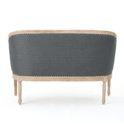 French Country Chesterfield Style Tufted Loveseat - R&R Furniture Gallery (Fountain Valley, CA)