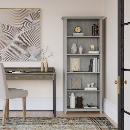 Amherst - 5 Shelf Bookcase, Handcrafted - R&R Furniture Gallery (Fountain Valley, CA)