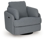 Alainmont Next-Gen Nuvella - Swivel Power Recliner - R&R Furniture Gallery (Fountain Valley, CA)