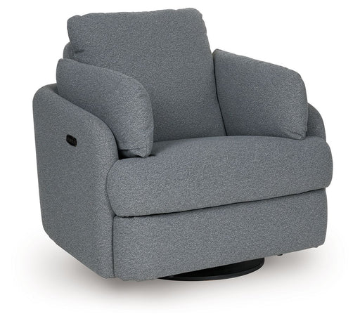Alainmont Next-Gen Nuvella - Swivel Power Recliner - R&R Furniture Gallery (Fountain Valley, CA)
