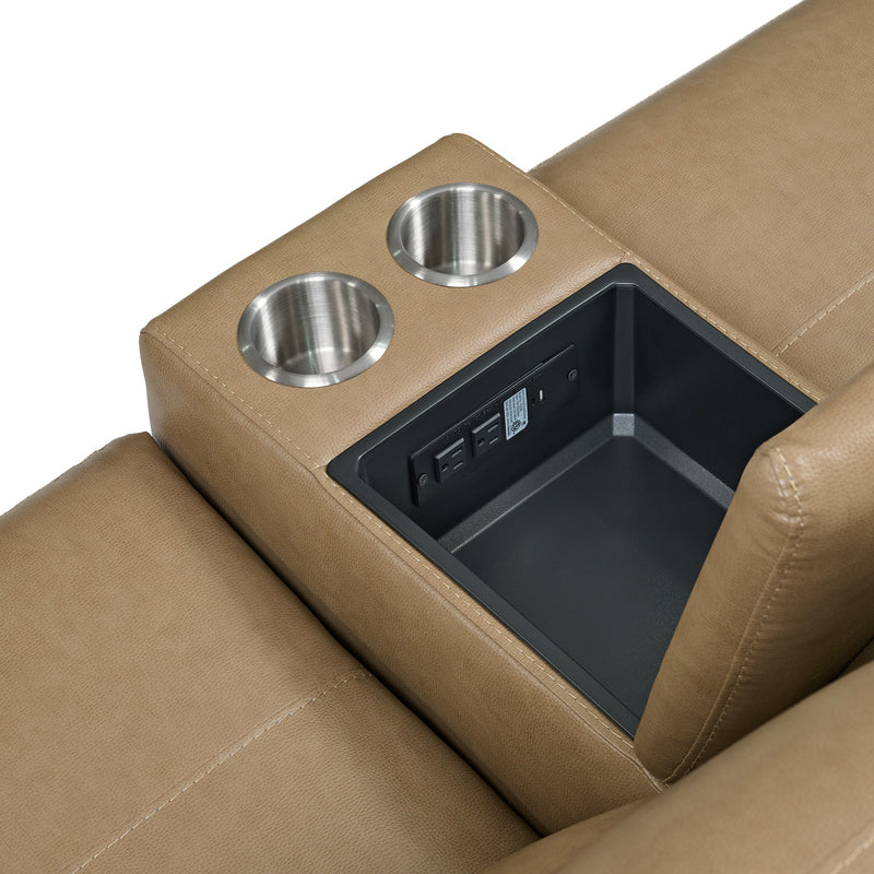 Momentum - Modular Power Reclining Sectional With Power Adjustable Headrests - R&R Furniture Gallery (Fountain Valley, CA)