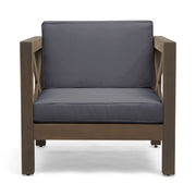 Brava - Mid - Century Modern Club Chair With Water Resistant Cushions - R&R Furniture Gallery (Fountain Valley, CA)