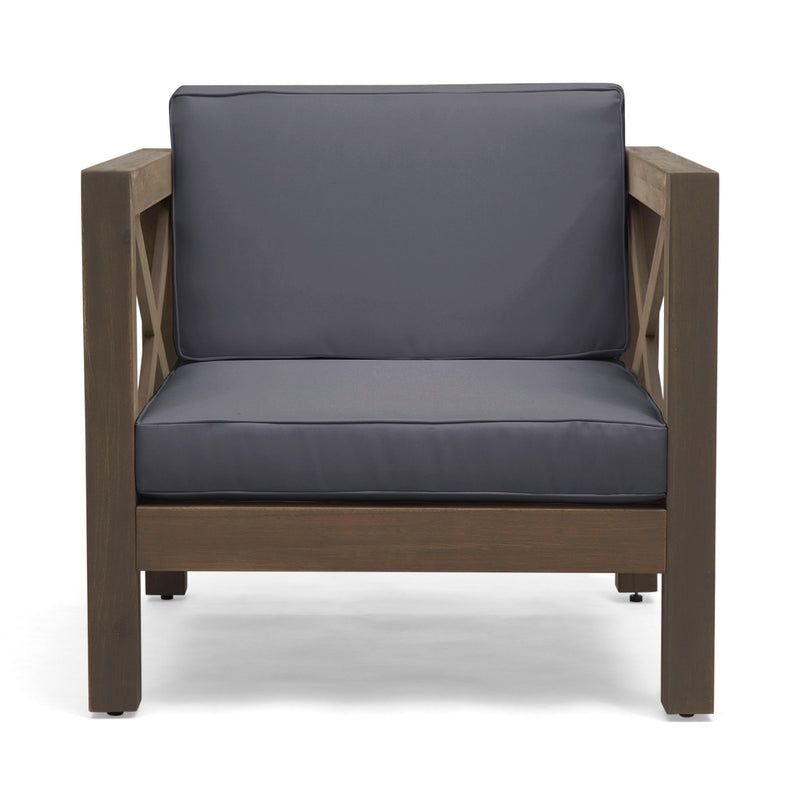Brava - Mid - Century Modern Club Chair With Water Resistant Cushions - R&R Furniture Gallery (Fountain Valley, CA)
