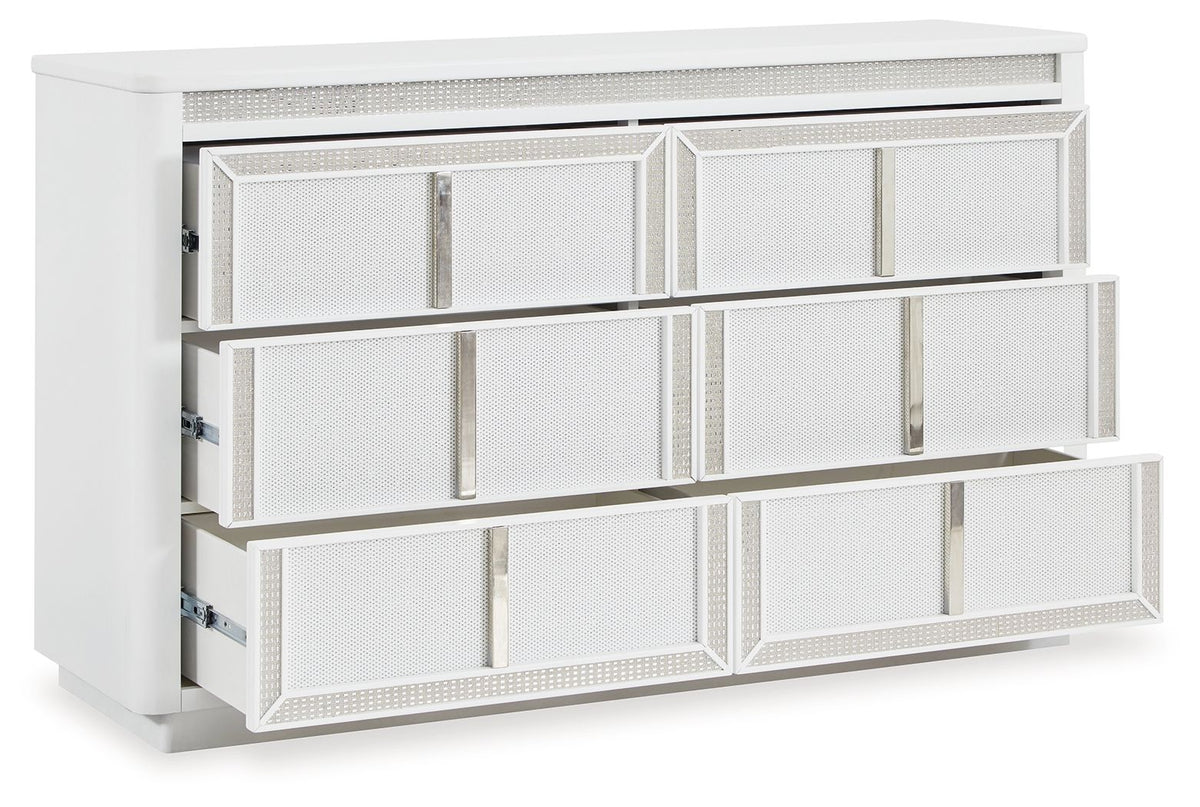 Chalanna - Dresser - White - R&R Furniture Gallery (Fountain Valley, CA)