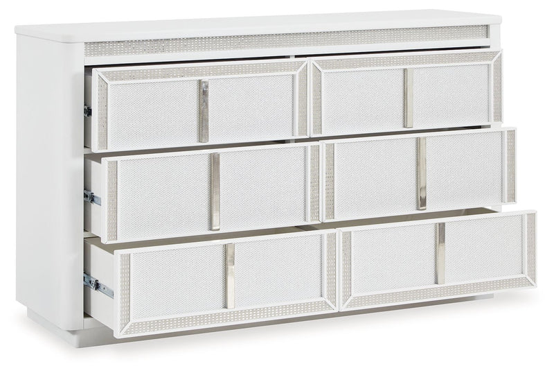 Chalanna - Dresser - White - R&R Furniture Gallery (Fountain Valley, CA)