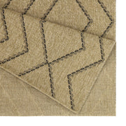 Earth - 5'3" X 7'3" Indoor, Outdoor Area Rug - Black, Natural - R&R Furniture Gallery (Fountain Valley, CA)