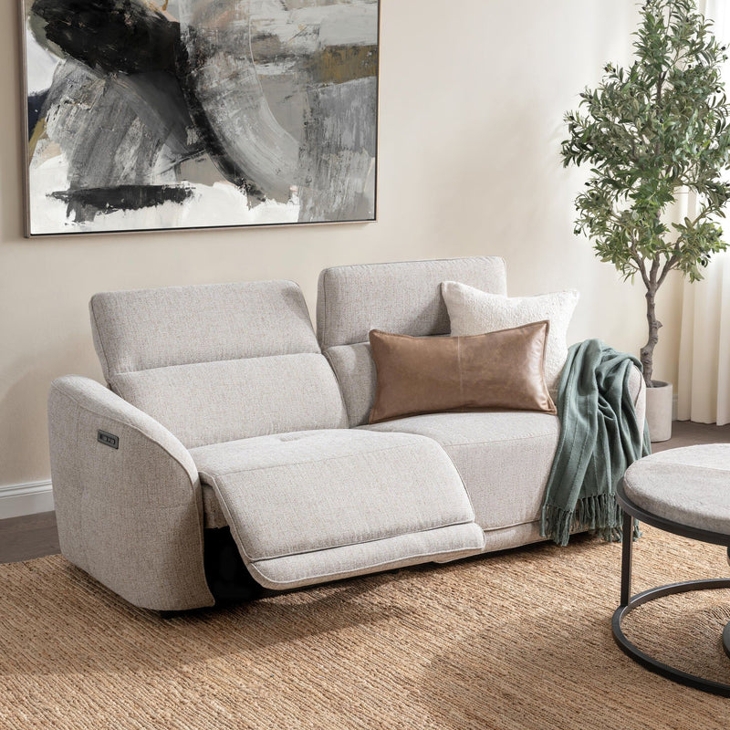 Ostend - Upholstered Power Recliner Sofa - Gray