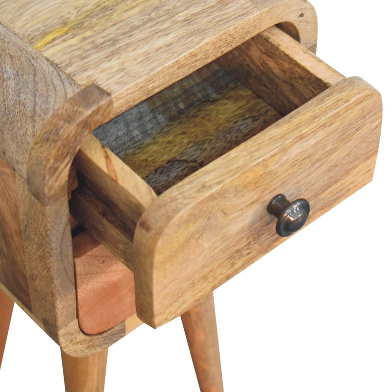 Curved Nightstand, - R&R Furniture Gallery (Fountain Valley, CA)