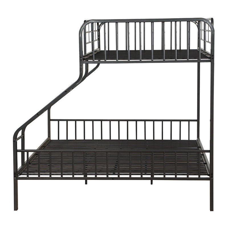 Caius - Twin Long/Queen Bunk Bed - Gunmetal
