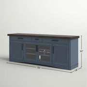 Americana Modern - TV Console (76") - R&R Furniture Gallery (Fountain Valley, CA)