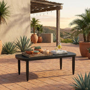Life Outside outdoor elegance coffee table with rounded corners, sturdy design, ideal for garden or patio setup.