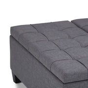 Harrison - Upholstered Coffee Table Storage Ottoman - R&R Furniture Gallery (Fountain Valley, CA)