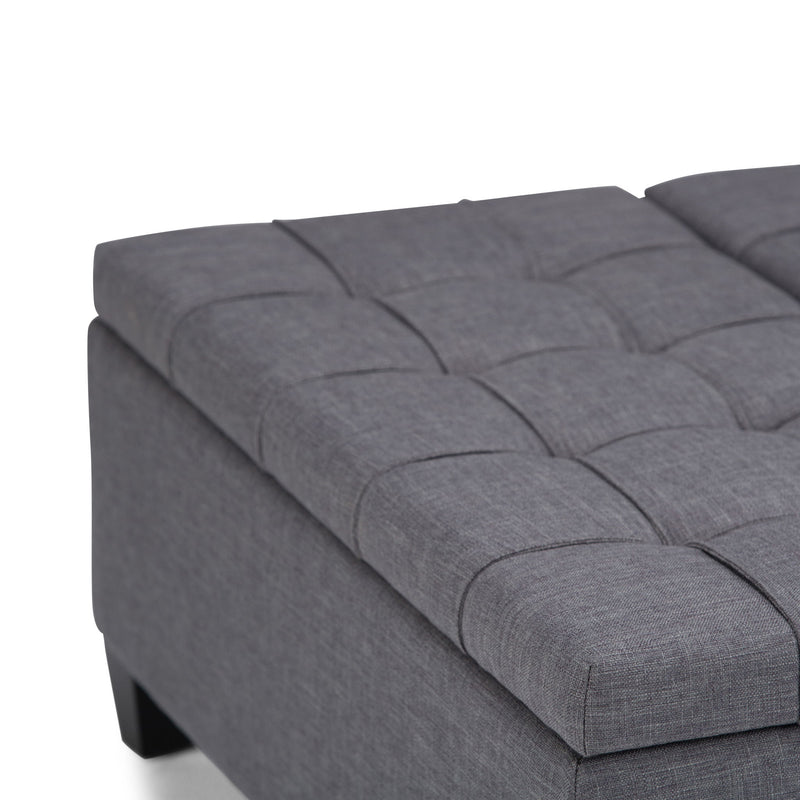 Harrison - Upholstered Coffee Table Storage Ottoman - R&R Furniture Gallery (Fountain Valley, CA)