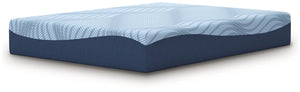 Sierra Sleep® by Ashley Peak 2.0 12-inch Memory Foam Mattress with plush surface, showcasing its smooth, comfortable top layer.