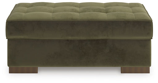 Caspian-Town - Oversized Accent Ottoman - Olive - R&R Furniture Gallery (Fountain Valley, CA)