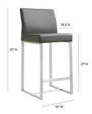 Denmark - Stainless Steel Counter Stool (Set of 2) - R&R Furniture Gallery (Fountain Valley, CA)