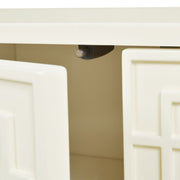 Gemini - Sideboard Storage Buffet - White Birch - R&R Furniture Gallery (Fountain Valley, CA)