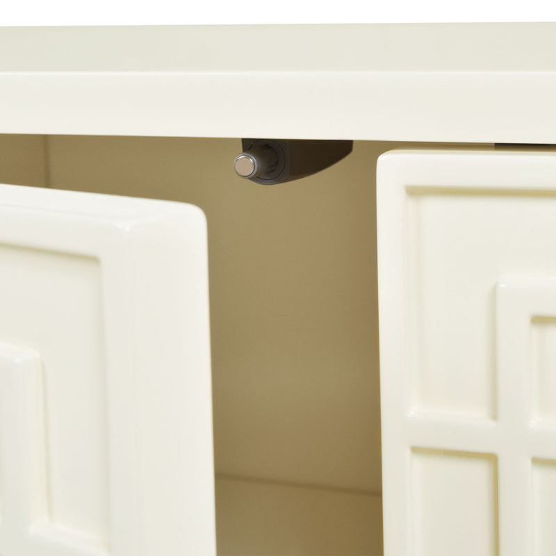 Gemini - Sideboard Storage Buffet - White Birch - R&R Furniture Gallery (Fountain Valley, CA)