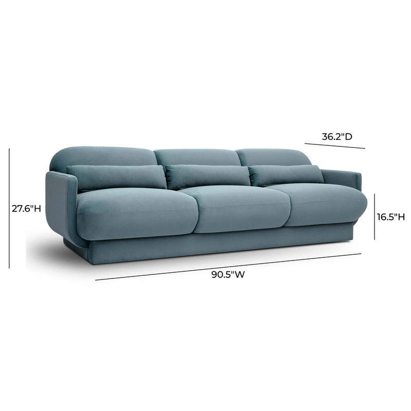 Azalea - Velvet Sofa - R&R Furniture Gallery (Fountain Valley, CA)