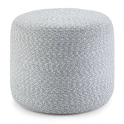 Bayley - Versatile Round Braided Pouf - R&R Furniture Gallery (Fountain Valley, CA)