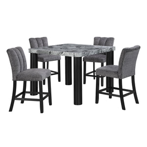 Square Frame Dining Table - Gray
