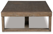 Cariton - Rectangular Cocktail Table - Gray - R&R Furniture Gallery (Fountain Valley, CA)