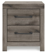 Graystorm - Two Drawer Night Stand - Brown Gray - R&R Furniture Gallery (Fountain Valley, CA)