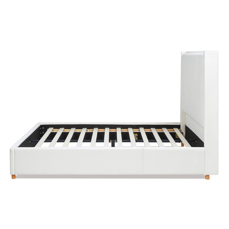 Miramar - Cushion Back Headboard Platform Bed Frame - R&R Furniture Gallery (Fountain Valley, CA)