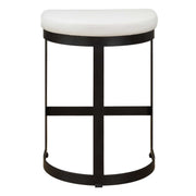 Ivanna counter stool by Uttermost, 24-27 inch height, featuring a stylish design with cushioned seat and modern wooden legs.