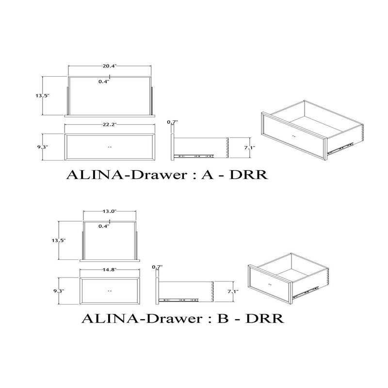 Adalid - Dresser With LED Light And Glittered Drawer Fronts - White - R&R Furniture Gallery (Fountain Valley, CA)