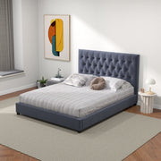 Donald - Mid-Century Modern Upholstered Platform Bed - R&R Furniture Gallery (Fountain Valley, CA)