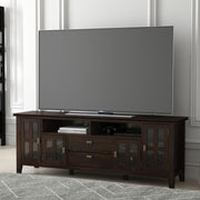 Artisan - TV Media Stand - Tobacco Brown - R&R Furniture Gallery (Fountain Valley, CA)