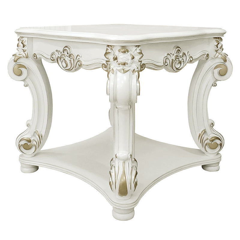 Vendome - 31" End Table - Antique Pearl - R&R Furniture Gallery (Fountain Valley, CA)