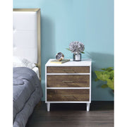 Lurel - Accent Table - White & Weathered Oak - R&R Furniture Gallery (Fountain Valley, CA)