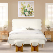 Stockholm - Modern Wavy Headboard Platform Bed - R&R Furniture Gallery (Fountain Valley, CA)