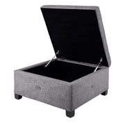 Aspen - Ottoman Soft Close Storage - R&R Furniture Gallery (Fountain Valley, CA)
