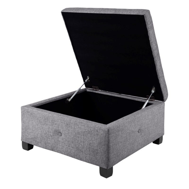 Aspen - Ottoman Soft Close Storage - R&R Furniture Gallery (Fountain Valley, CA)