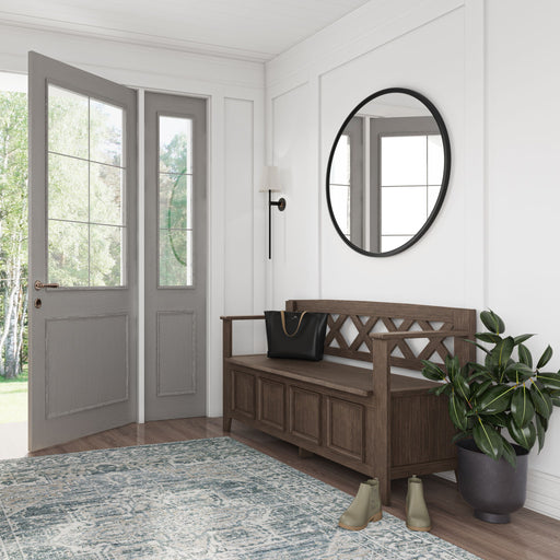 Amherst - Handcrafted Entryway Storage Bench - R&R Furniture Gallery (Fountain Valley, CA)