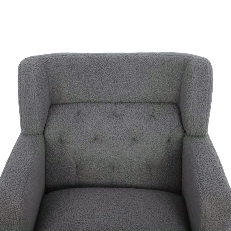 Upholstered Accent Chair Tufted Armchair For Living Room And Bedroom - R&R Furniture Gallery (Fountain Valley, CA)