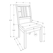 Dining Chair, Side, Upholstered For Dining Room, Transitional (Set of 2) - Brown - R&R Furniture Gallery (Fountain Valley, CA)