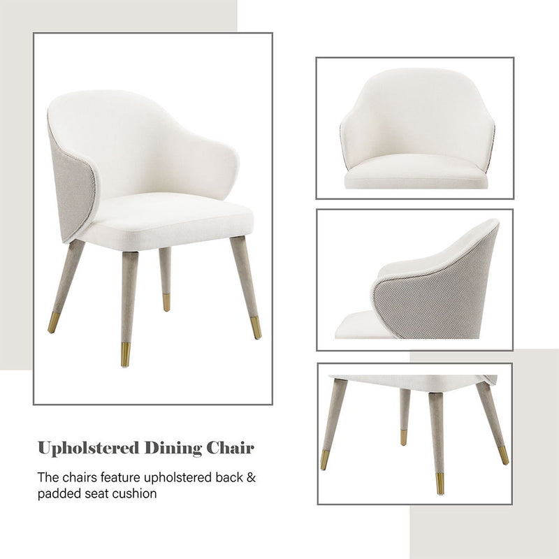 Charity - Side Chair (Set of 2) - Gray Oak - R&R Furniture Gallery (Fountain Valley, CA)